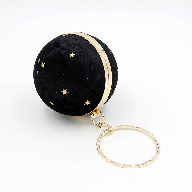 Moon Suede Starry Hand Bag