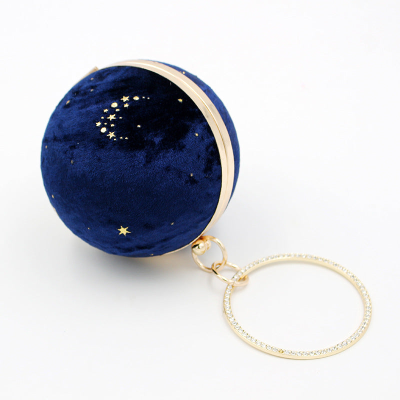 Moon Suede Starry Hand Bag