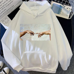 Creation of Adam, Michelangelo Hoodie