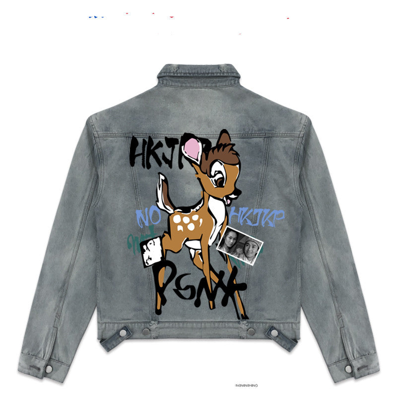 Cute Bambi Denim Jacket