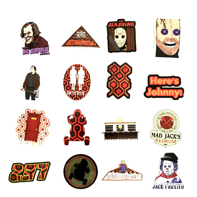 The Shining 45 Horror Stickers