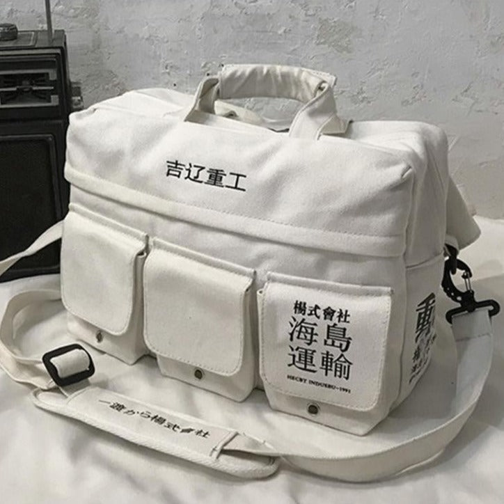 Hip Hop Vintage Ribbon Korean Backpacks