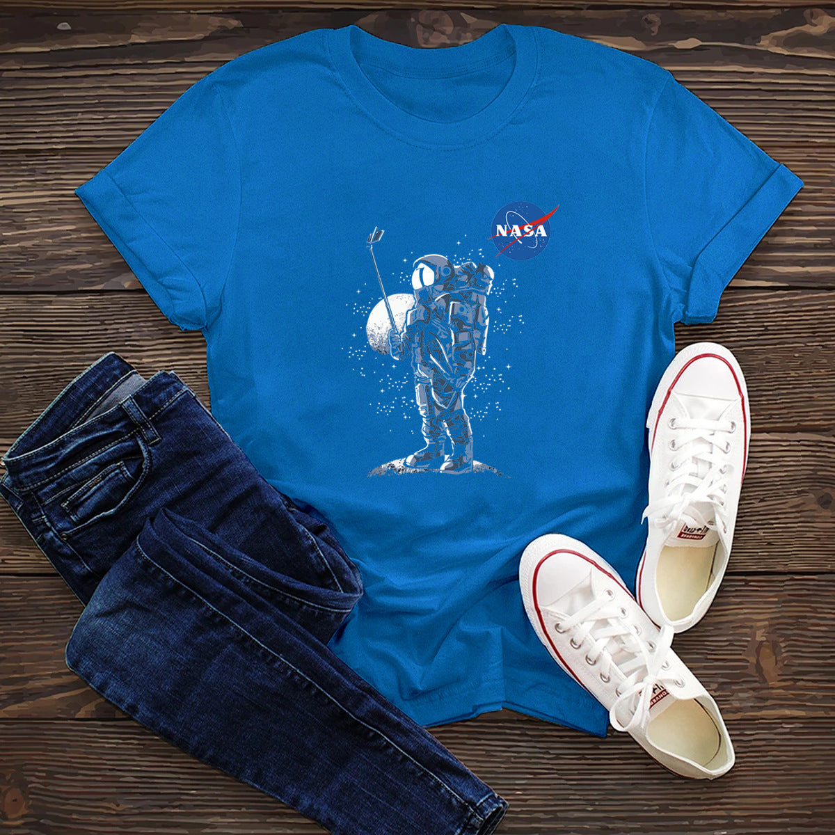 Selfie Astronaut, NASA T-Shirt