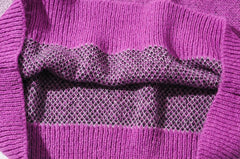 Pink Double Flame Sweater