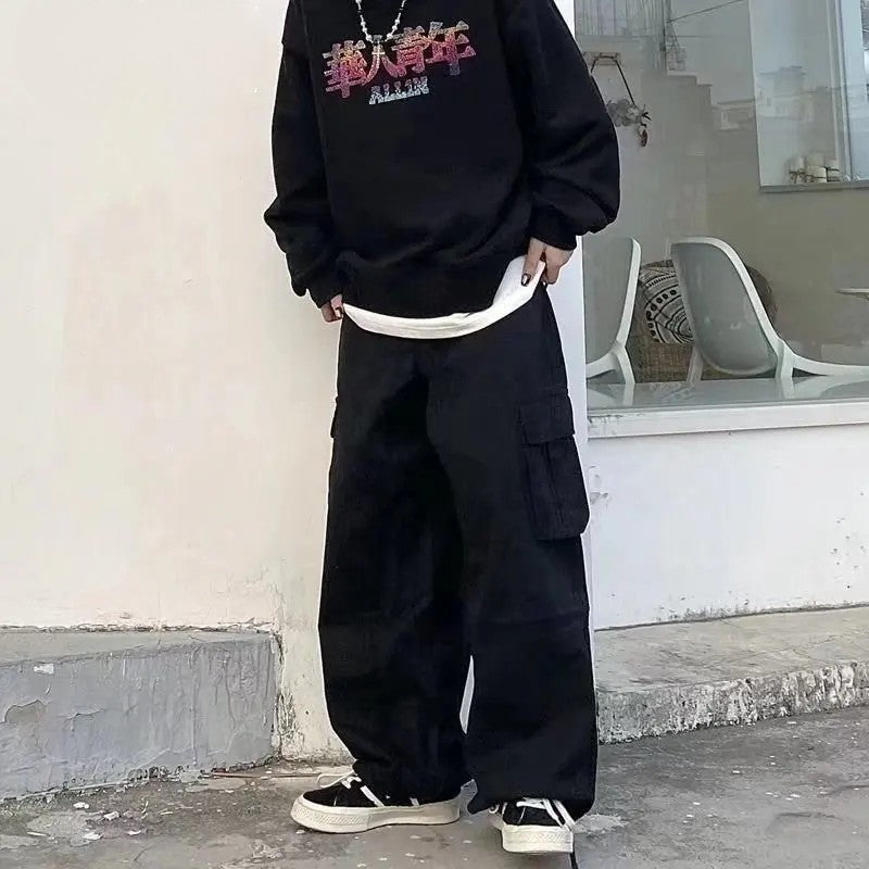 Vintage Loose-Fit Cargo Pants