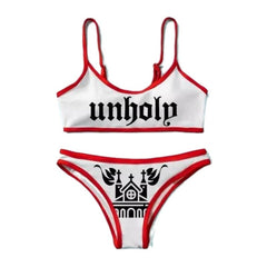 Unholy High Waist Bikini Set