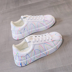 Starry Luminous PU Vegan Sneakers