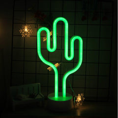 Cactus Led Modeling Neon Lamp