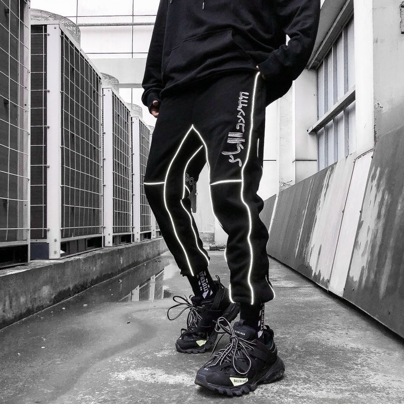 Futuristic Reflective Sweatpants