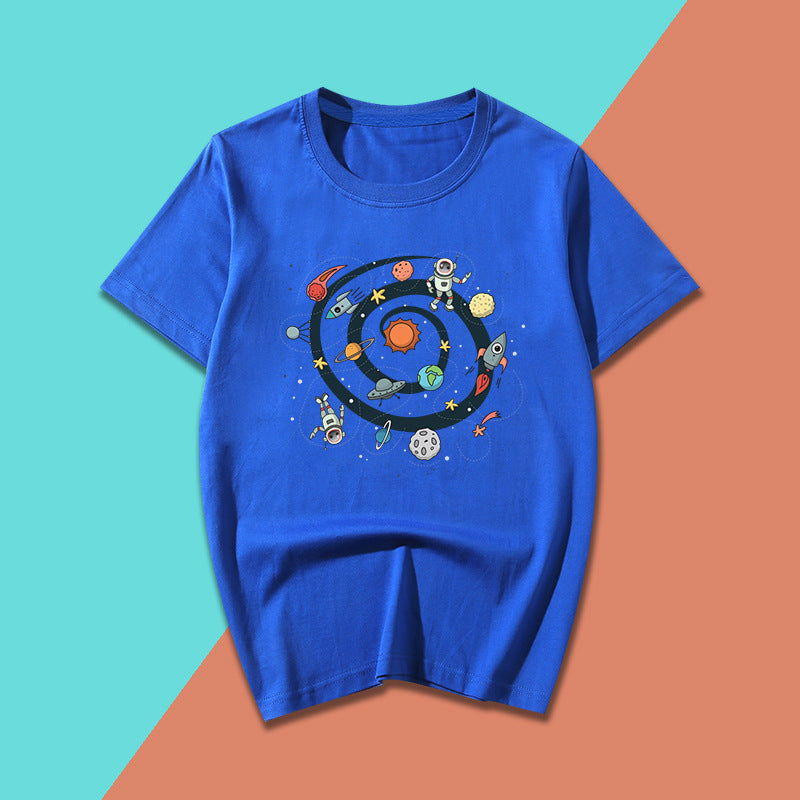 Solar System Cartoon T-shirt