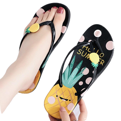 Cartoon Pineapple Strawberry Flip Flops Sandals