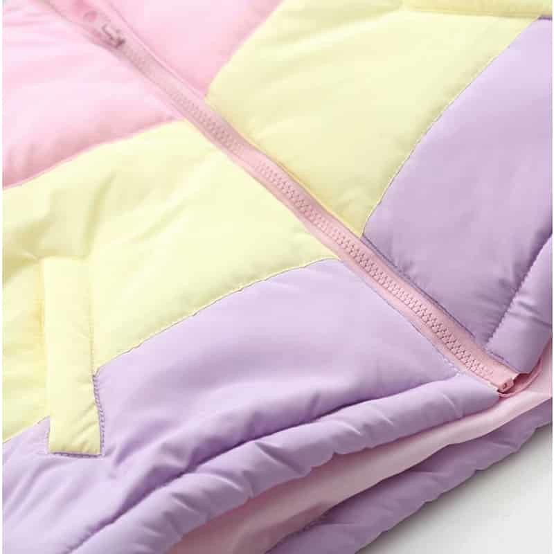 Rainbow Padded Coat Jacket