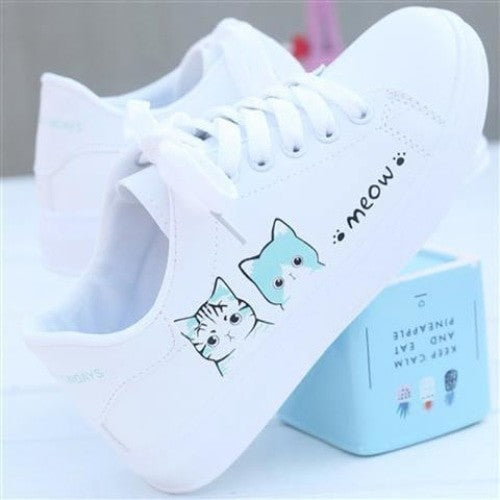 Meow Lovely PU Vegan Sneakers