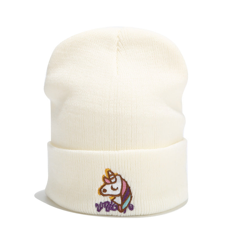 Unicorn Embroidered Kawaii Hat