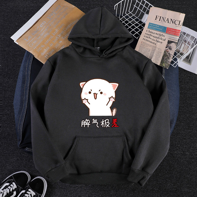 Kawaii Japanese Cartoon Cat Hoodie