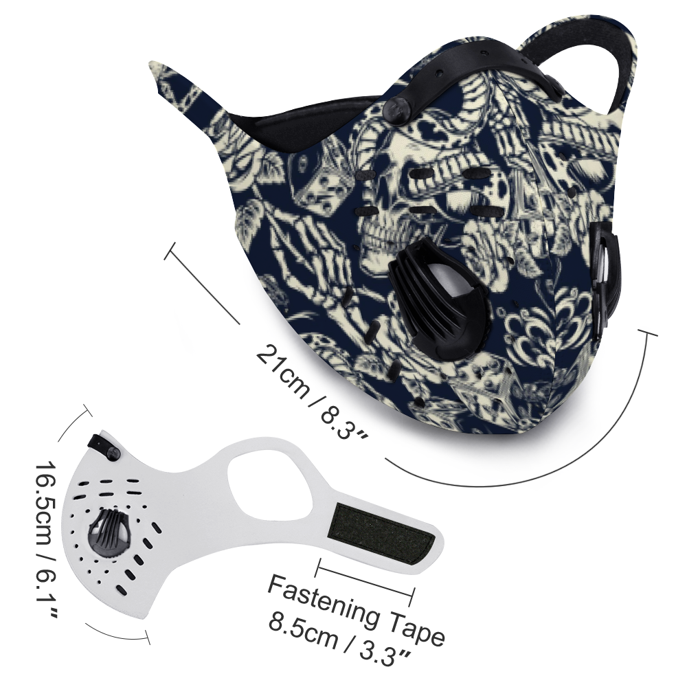 Skull Ear hook Riding Face mask