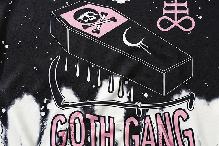 Antisocial Goth Gang Dark Hoodie