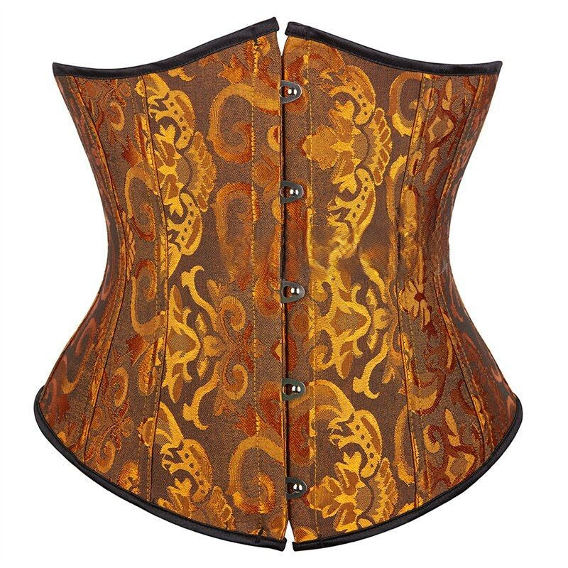 Under bust Floral Gothic Corset