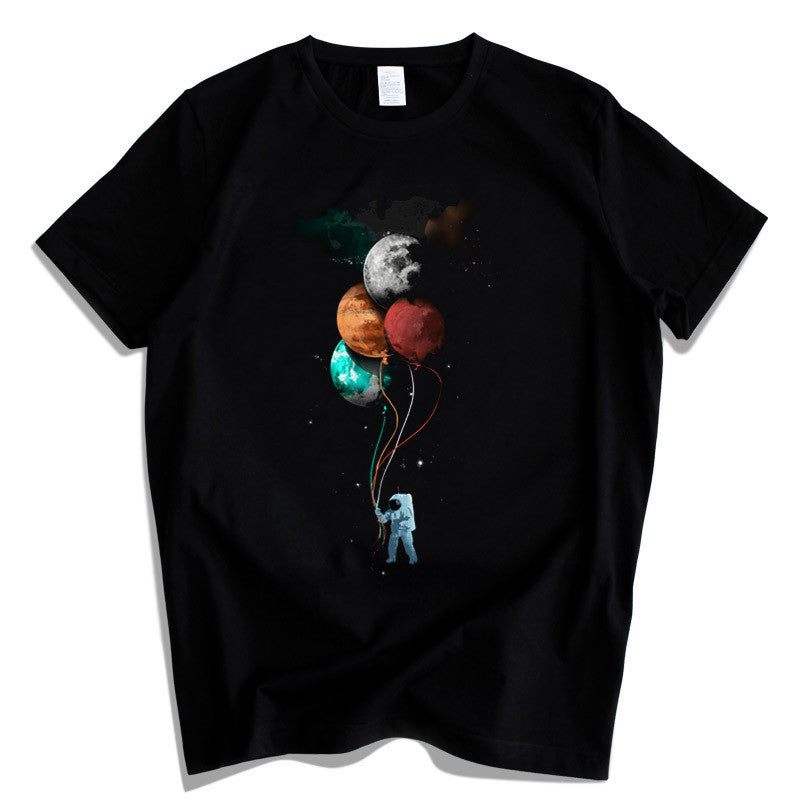 Planets Balloon Astronaut T-shirt