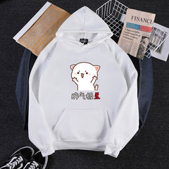 Kawaii Japanese Cartoon Cat Hoodie