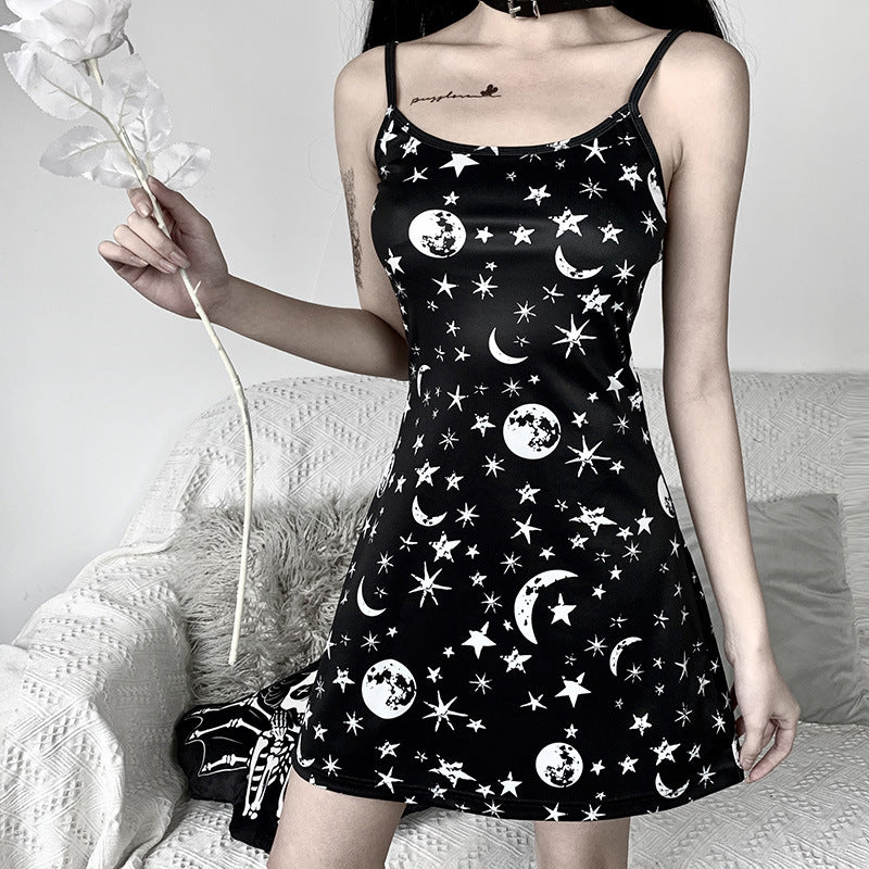 Moon And Stars Strappy Dress