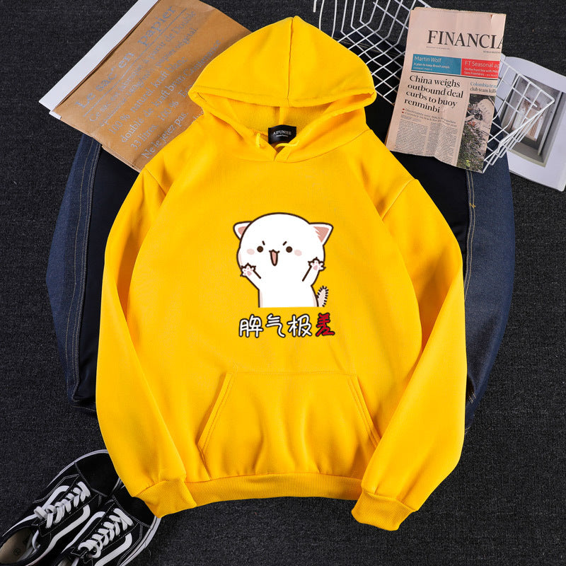 Kawaii Japanese Cartoon Cat Hoodie