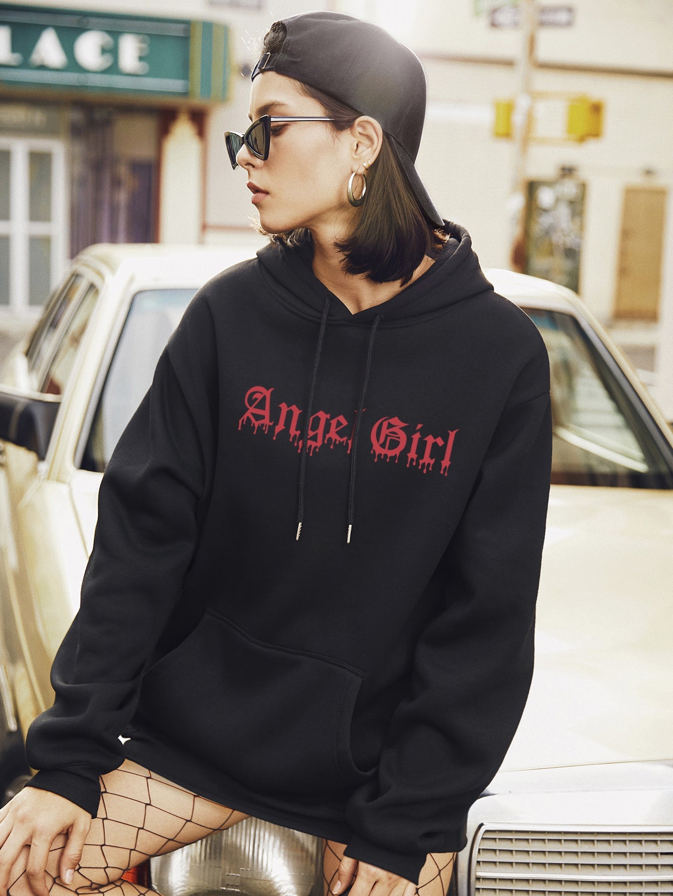 Angel Girl Oversize Hoodie