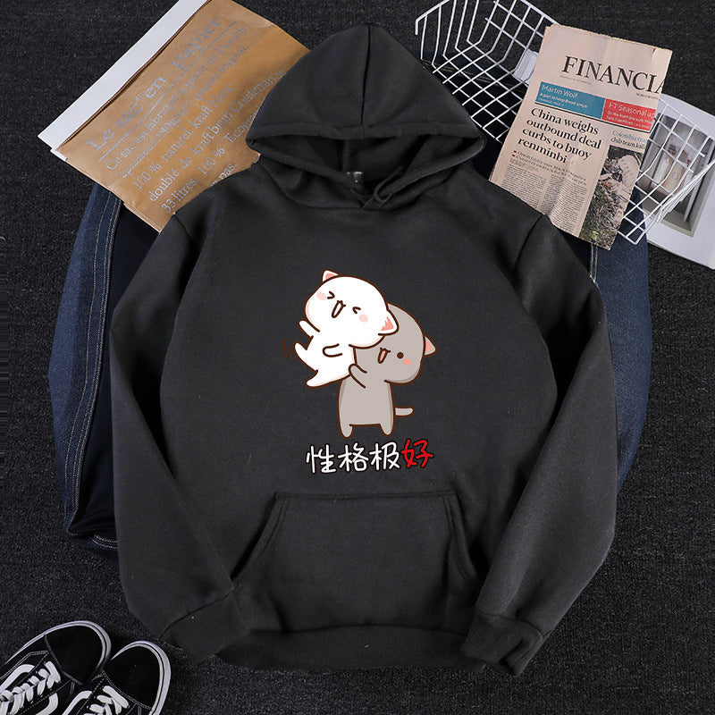 Kawaii Japanese Cartoon Cat Hoodie