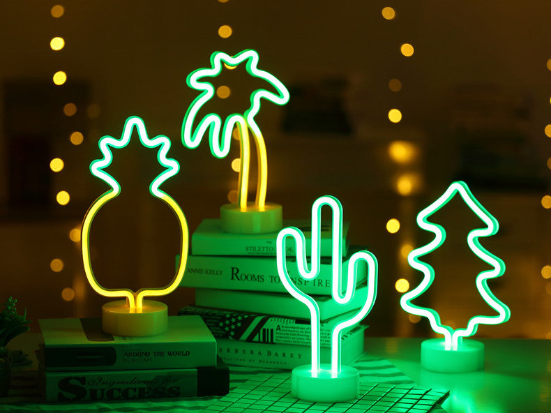 Cactus Led Modeling Neon Lamp
