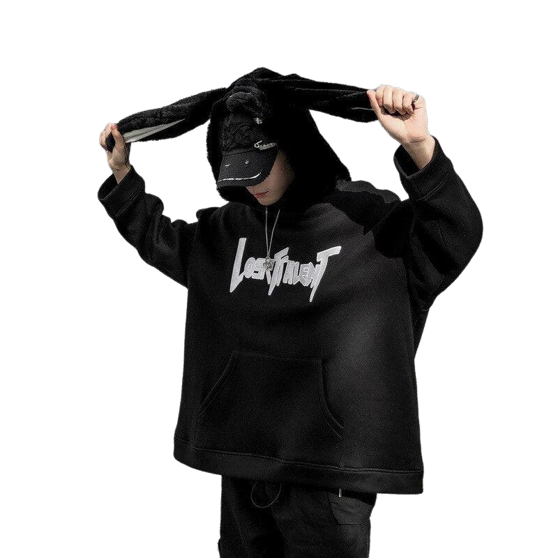 Rabbit Ears Oversized Hoodies