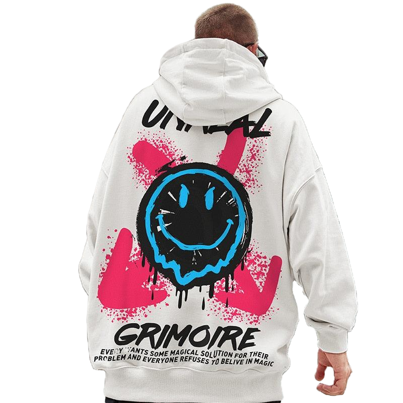 Unreal Smiley Face Oversize Hoodie