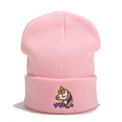 Unicorn Embroidered Kawaii Hat