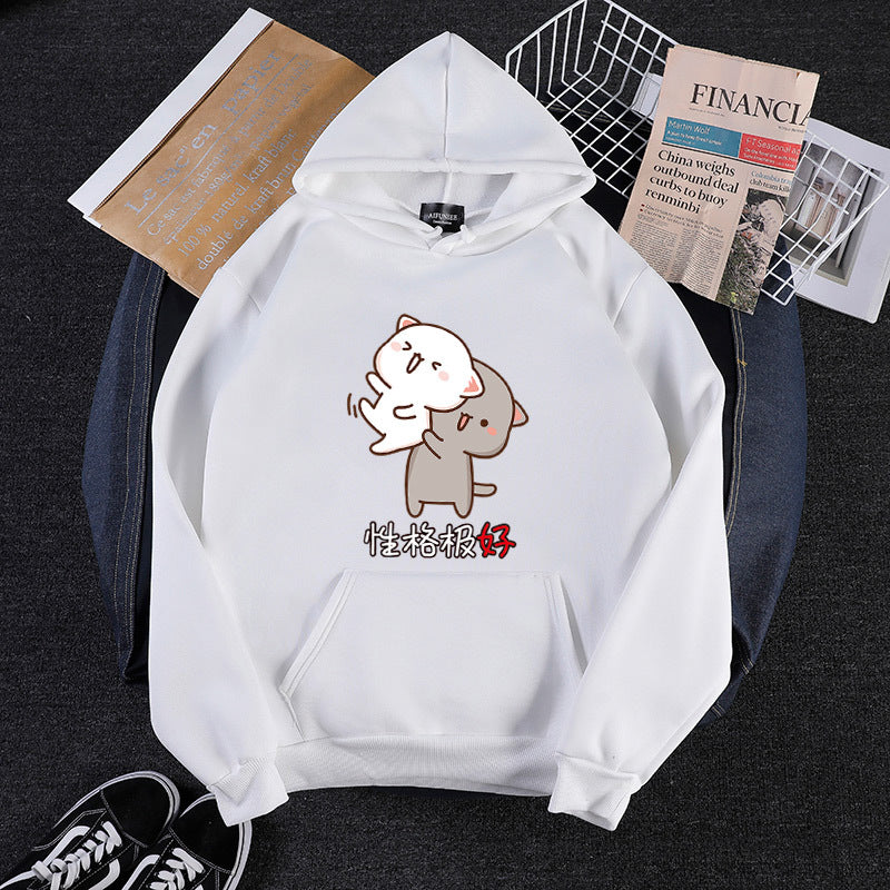 Kawaii Japanese Cartoon Cat Hoodie