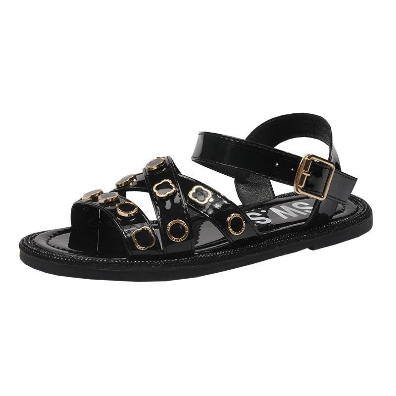 Style Casual Flat Roman Sandals