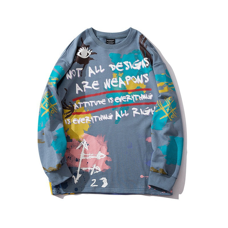 Printed letters oversize Sweatshirt