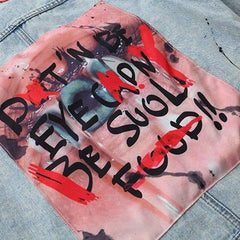 Graffiti Wall Denim Jacket