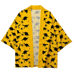 Dinosaur Cartoon Loose Kimono