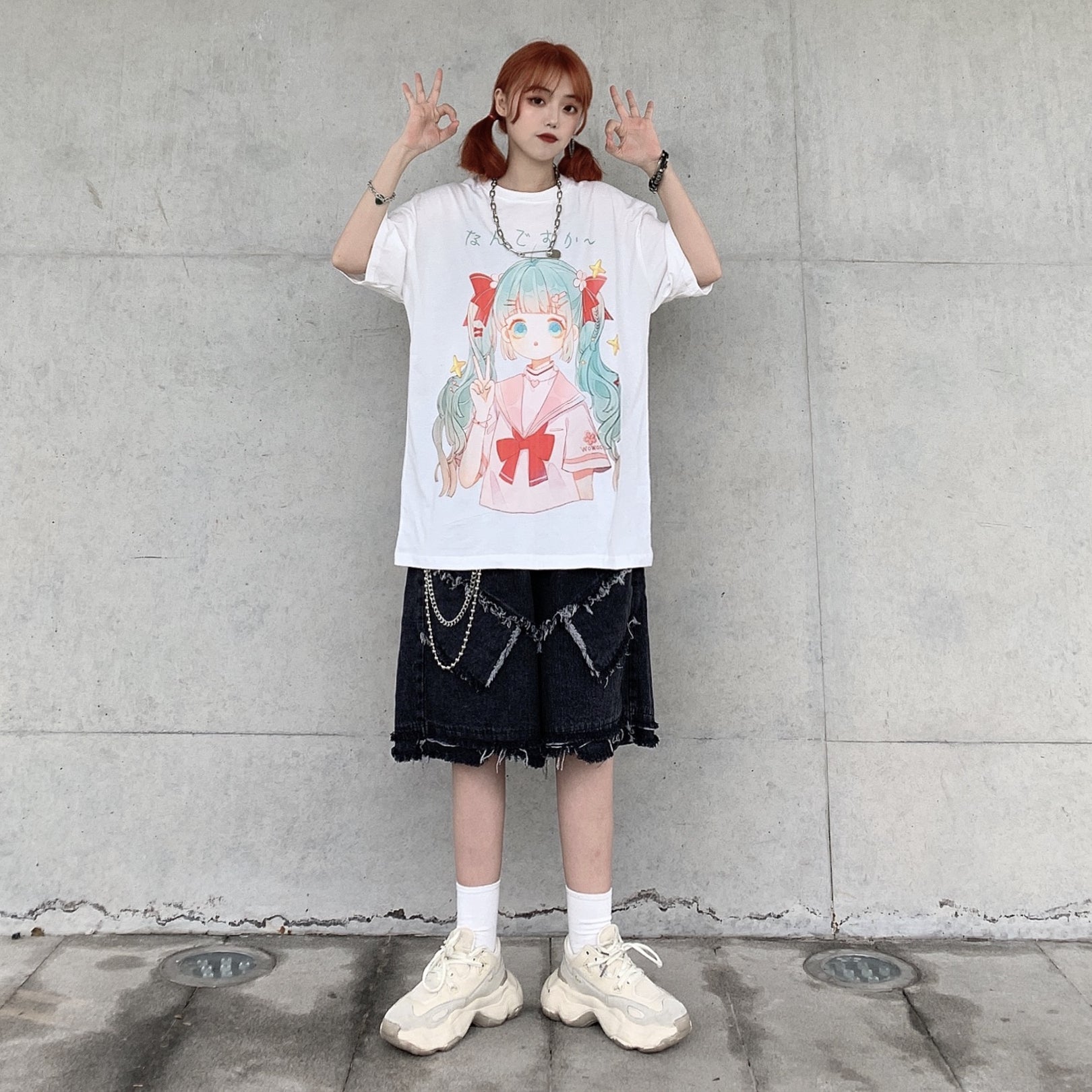 Harajuku Girl Oversized T-shirt