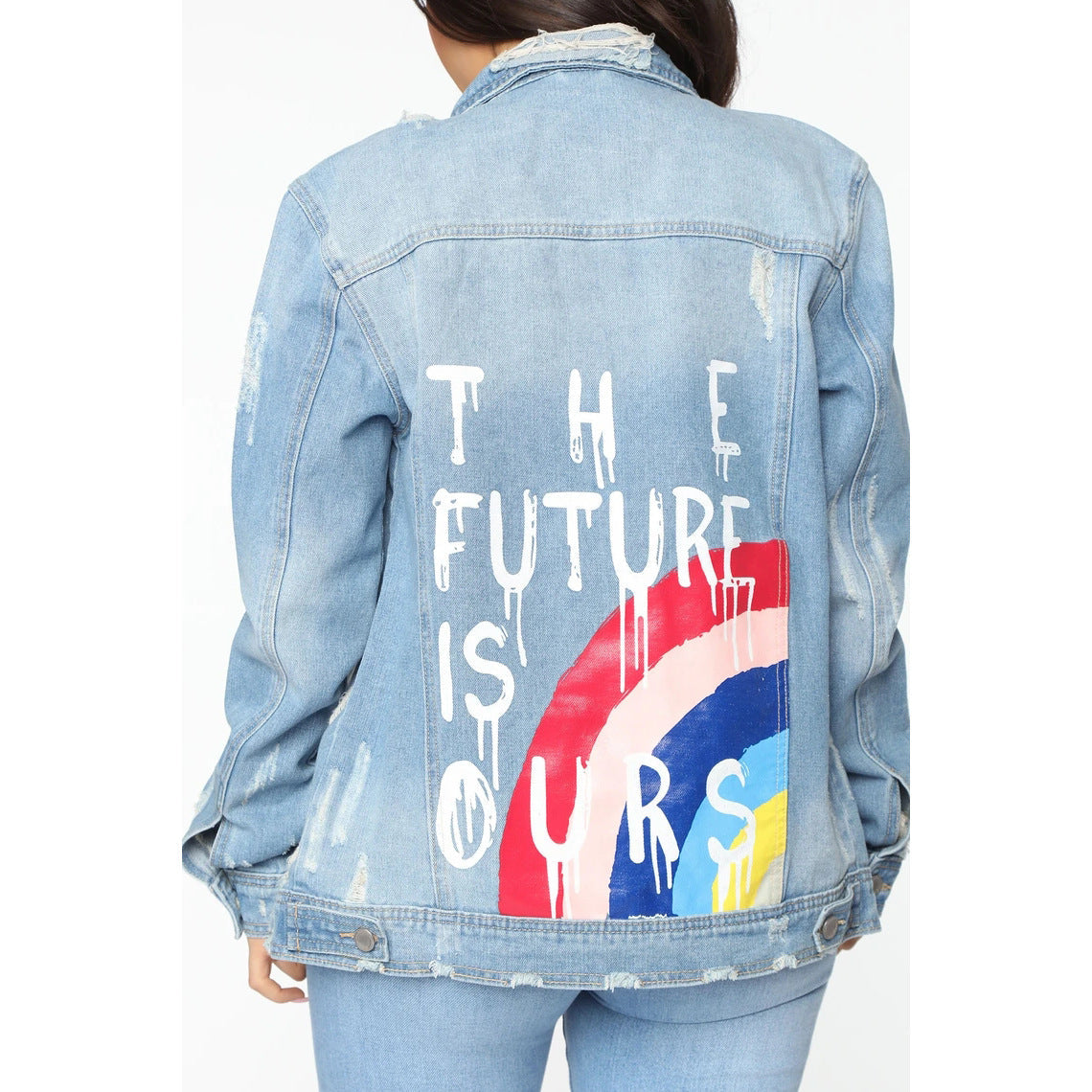 The Future Is Ours Denim Jacket