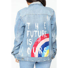 The Future Is Ours Denim Jacket