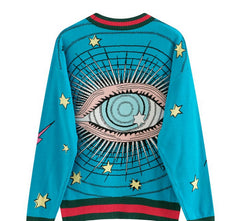 Big Eye Stars Knitted Sweater