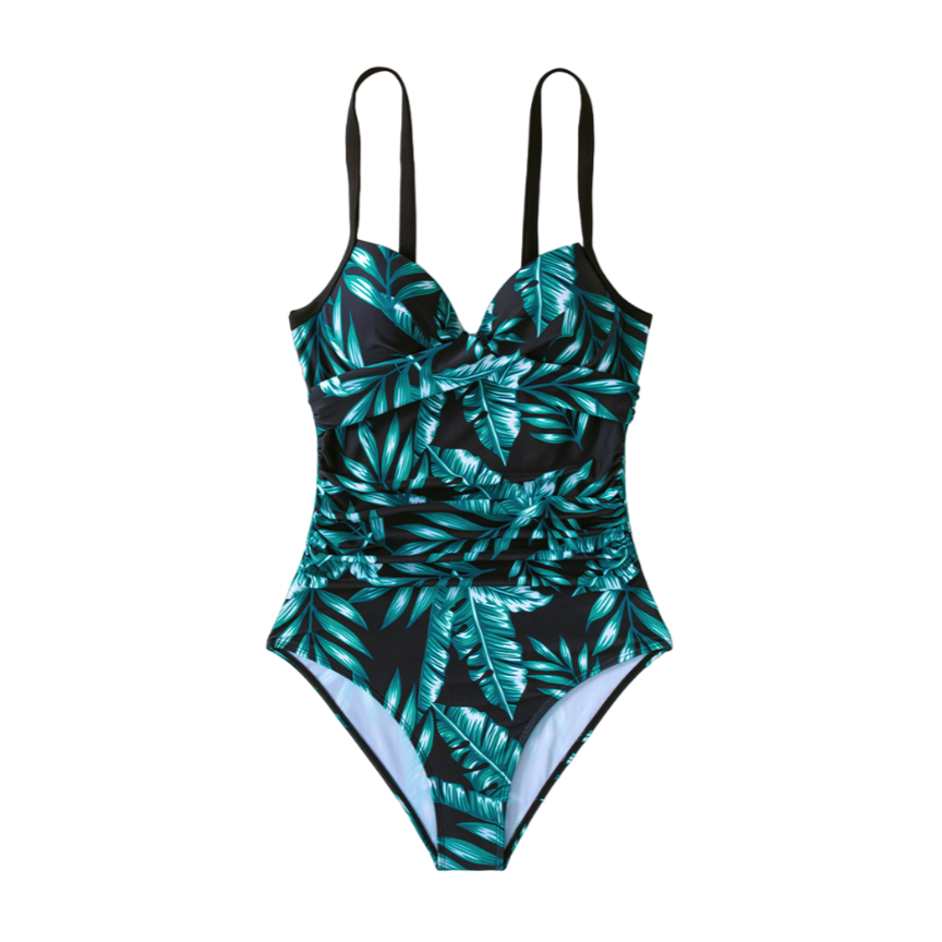 Printed Sling One-Piece Swimsuit