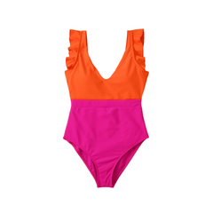 Ruffle One-Piece Swimsuit