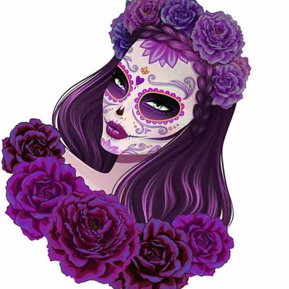 Sugar Skull Day of The Dead  Sticker