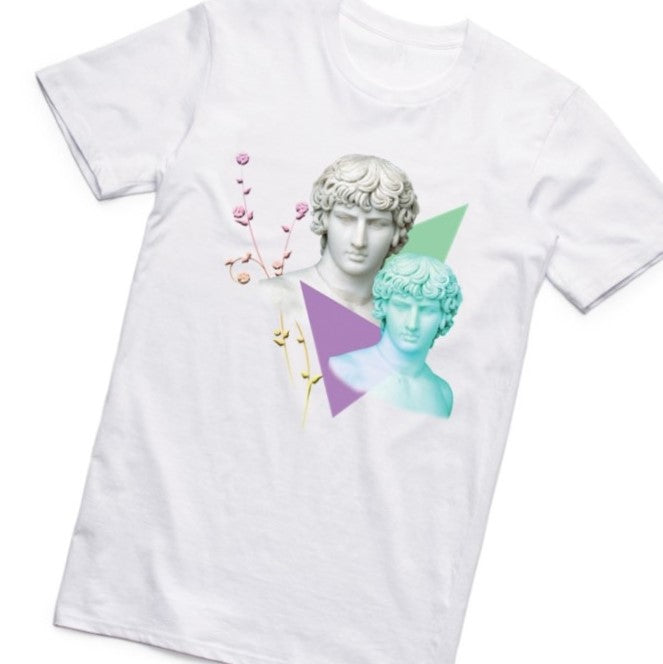 Artistic David Vaporwave T-shirt