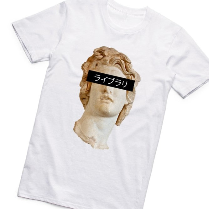 Artistic David Vaporwave T-shirt