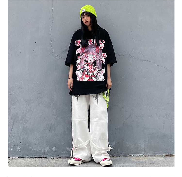 Doll Hurt Gothic Oversize T-shirt