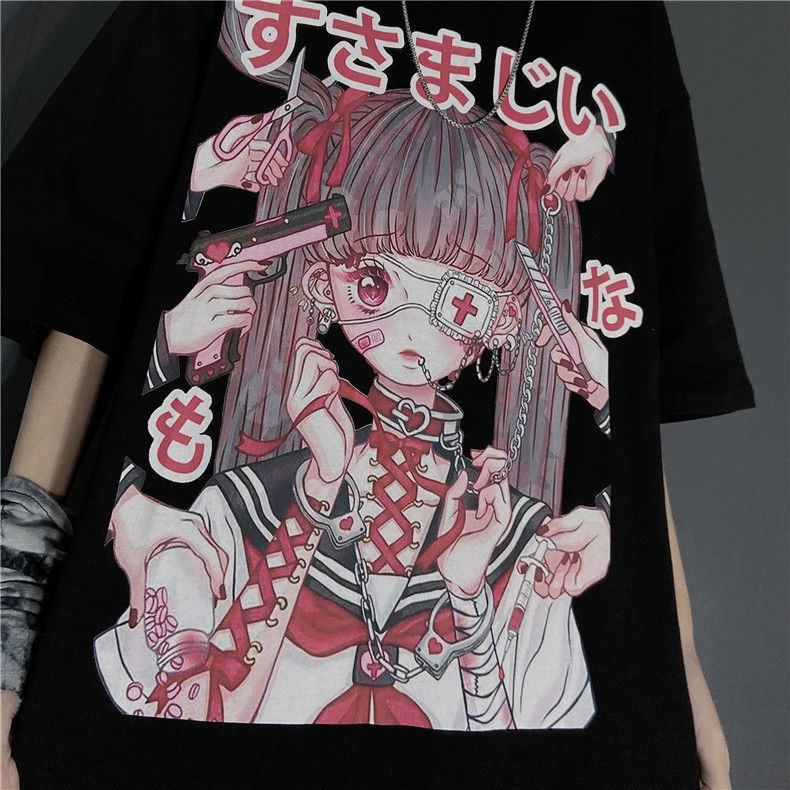 Doll Hurt Gothic Oversize T-shirt