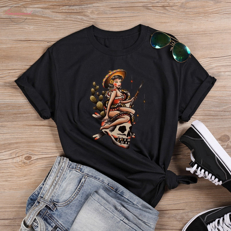 La Valiente Witches, Skulls Snake T-Shirt