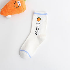 Skateboard Fruits Cotton Socks